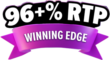 96+% RTP badge